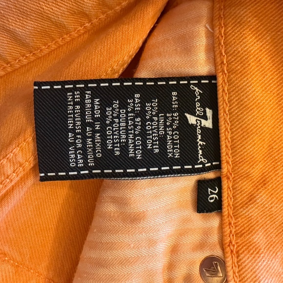 7 for All Mankind, denim shorts, size 26 - Picture 5 of 6